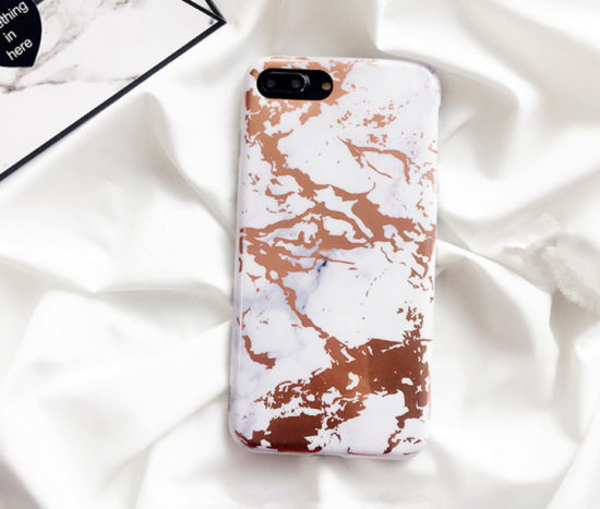 Θήκη Marble White / Gold - iPhone 7 / 8