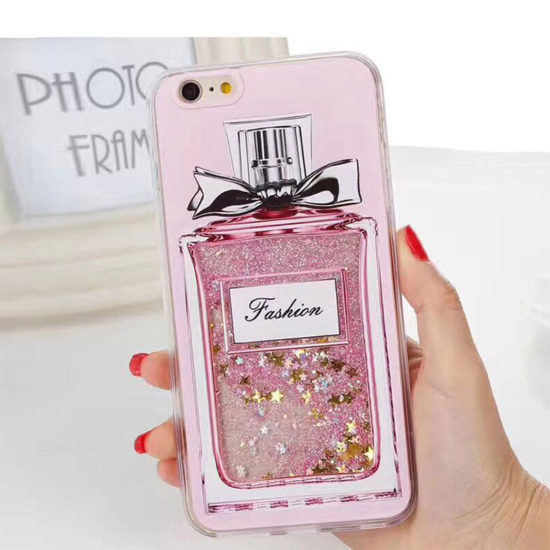 Θήκη Perfume Liquid Water Glitter Pink - iPhone 6 PLUS