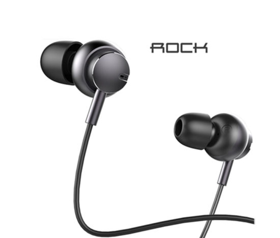 ROCK Mubow Ανθρακί Ακουστικά Hands Free