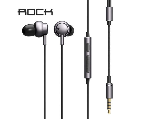 ROCK Mubow Ανθρακί Ακουστικά Hands Free