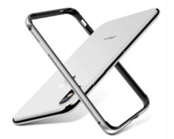 Premium Bumper σε Ασημί Χρώμα - iPhone X/Xs