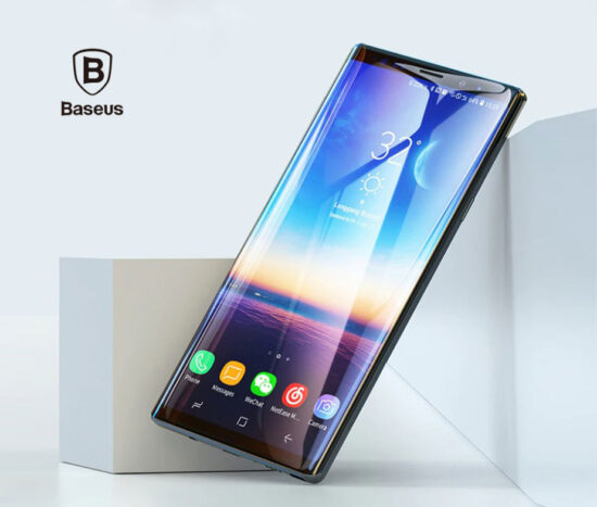 Tempered Glass 3D Baseus Film Black - Galaxy Note 9