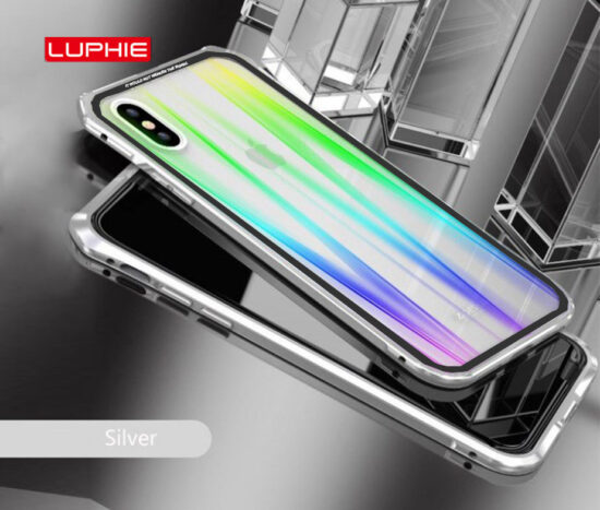 Θήκη Magnetic LUPHIE Razor Ασημί - iPhone Xs Max