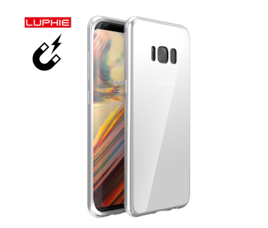 Θήκη Magnetic LUPHIE Ασημί - Galaxy S8 PLUS
