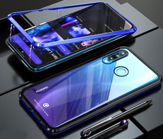 Θήκη Magnetic Μαύρη / Μπλε - Huawei P30 LITE