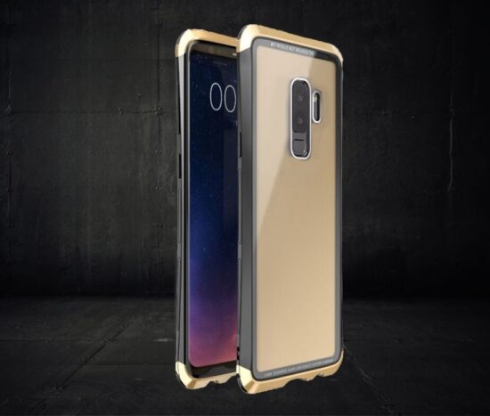 LUPHIE Ultra Hybrid Θήκη Χρυσή/Μαύρη - Samsung Galaxy S9