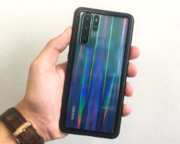 Θήκη Magnetic Razor Μαύρη + 4D Tempered Glass οθόνης - Huawei P30