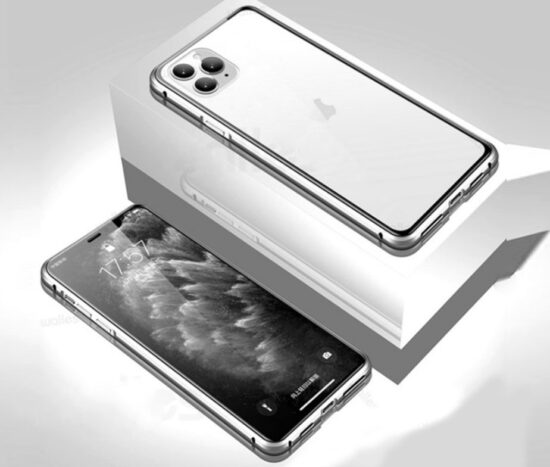 Θήκη 360° Magnetic DUAL Glass BOTYE Ασημί - iPhone 11 PRO