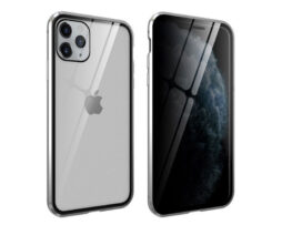 Θήκη 360° Magnetic DUAL Glass BOTYE Ασημί - iPhone 11 PRO