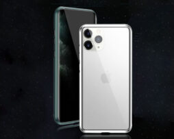 Θήκη Φιμέ 360° Dual Μαγνητική Anti-Spy Μαύρη - iPhone 11