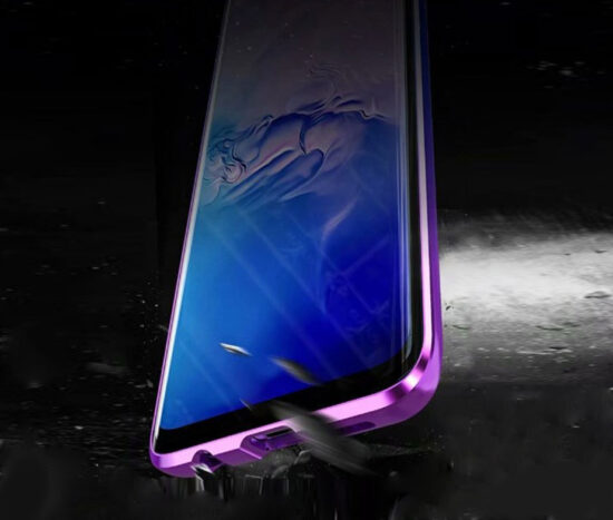 Θήκη Gradient Purple 360° Μαγνητική DUAL Glass BOTYE - Galaxy S10 PLUS