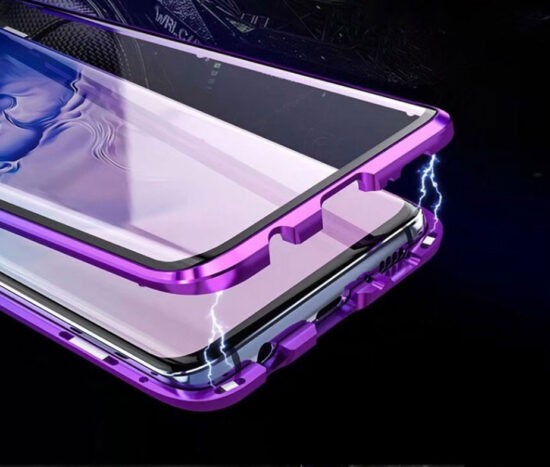 Θήκη Gradient Purple 360° Μαγνητική DUAL Glass BOTYE - Galaxy S10 PLUS