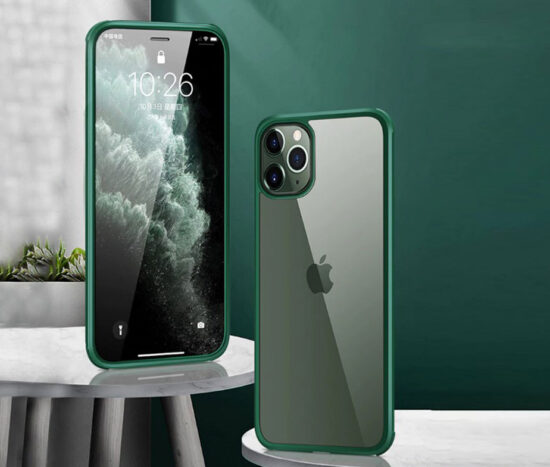 Θήκη 360 Μοιρών Αντικραδασμική TPU Dual Glass Midnight Green - iPhone 11 PRO