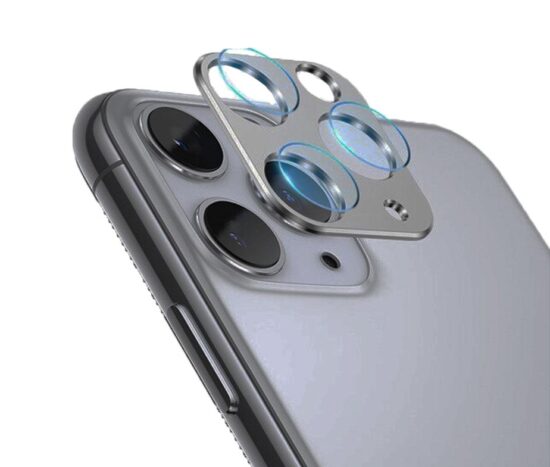 Metal Camera Lens Tempered Glass 9H Ανθρακί - iPhone 11 PRO/ 11 PRO MAX