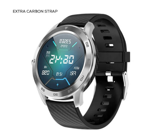 SmartWatch Stainless με Μεταλλικό Bracelet + Λουράκι Σιλικόνης ITR-MSW10 Silver