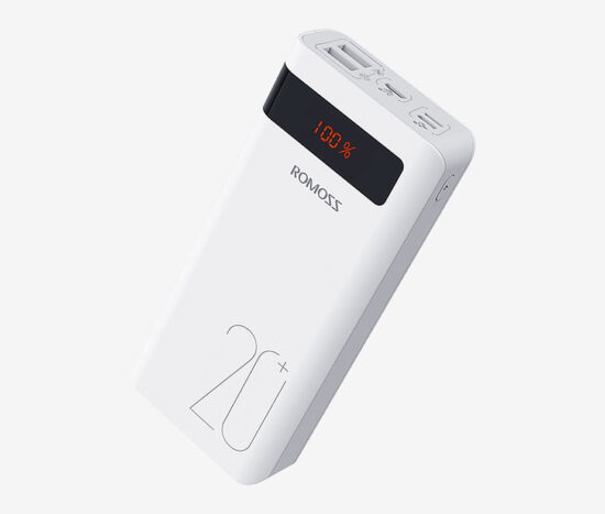 Powerbank ROMOSS SENSE 6P+ LED QUICK CHARGE 3.0 – 20000mAh