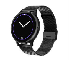 SmartWatch με Ανοξείδωτο Μεταλλικό Mesh, Ελληνικό Menu & Full Touch Στρογγυλή Οθόνη ITR-M88 PRO Μαύρο
