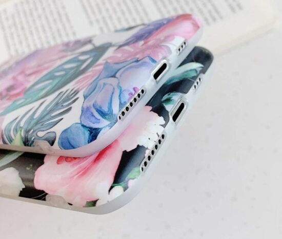 Θήκη White Rose Spring Print + ΔΩΡΟ Tempered Glass – iPhone 11