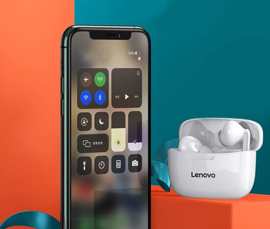 Lenovo TWS Ασύρματα Ακουστικά XT90 Black