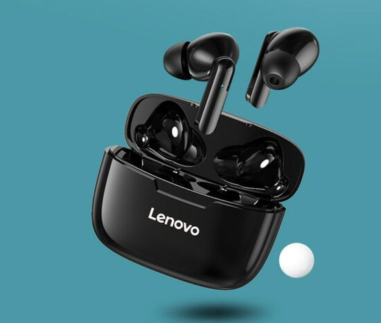 Lenovo TWS Ασύρματα Ακουστικά XT90 Black