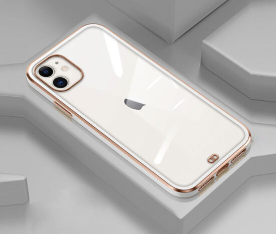 Θήκη Retro Luxury Διάφανη White/Gold - iPhone 11
