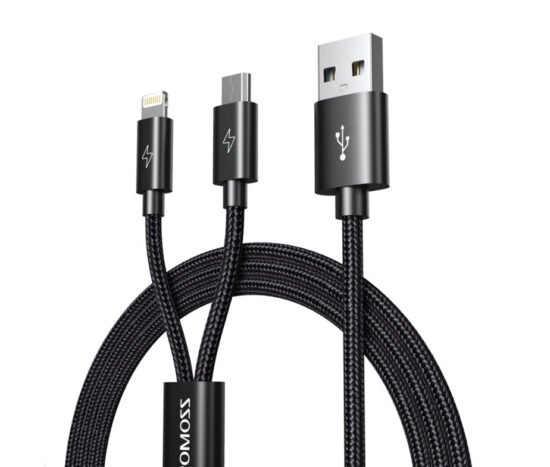 Καλώδιο Φόρτισης 2 σε 1 ROMOSS CB209 (Lightning / Micro-USB) 1.5M