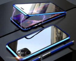 Θήκη 360° Μαγνητική DUAL Glass BOTYE Μπλε- iPhone 11 PRO MAX