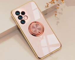 Θήκη Retro Elegance Rose/Gold + Holder Metallic Ring - Samsung Galaxy A32 5G