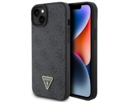 Θήκη GUESS Δερμάτινη Άκαμπτη Μαύρη - iPhone 15