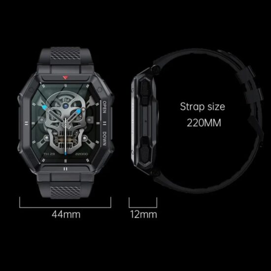 SmartWatch Active με Bluetooth Κλήση, Ειδοποιήσεις στα Ελληνικά & Εύχρηστο Μενού ITR-S55 Black