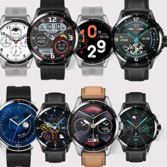 SmartWatch με Bluetooth Κλήση, Ελληνικό Μενού, Δερμάτινο Λουράκι + ΔΩΡΟ Λουράκι Σιλικόνης ITR-LS4 Pro Silver