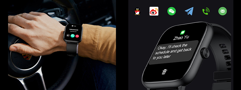 SmartWatch με Bluetooth Κλήση, Amoled Οθόνη & Always On Display ITR-T22