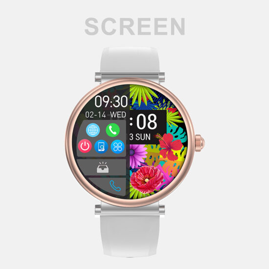 SmartWatch με Bluetooth Κλήση, Amoled Οθόνη & Ανοξείδωτο Mesh Λουράκι + ΔΩΡΟ Λουράκι Σιλικόνης ITR-TKY09