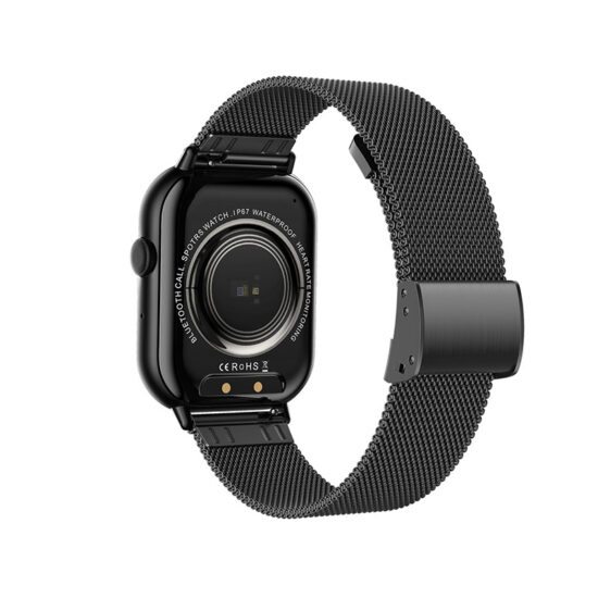 SmartWatch με Bluetooth Κλήση, Λειτουργίες HRV-MET & Μεταλλικό Λουράκι ITR-TKYG44